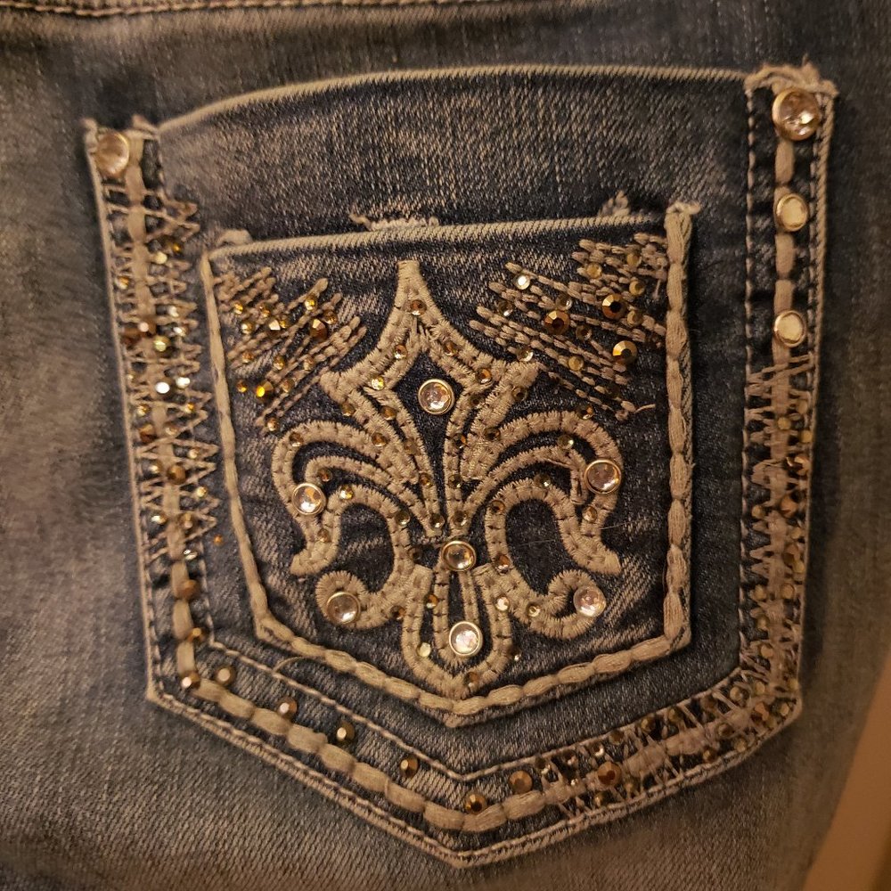 Project Indigo Rhinestone Embellished Jeans - Picture 5 of 15